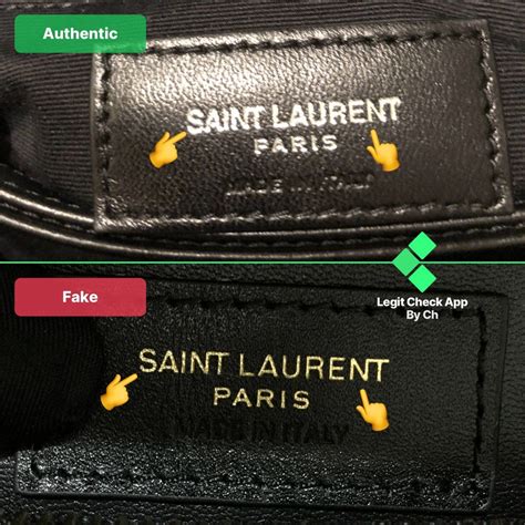 how to recognize fake ysl bag|ysl serial number check.